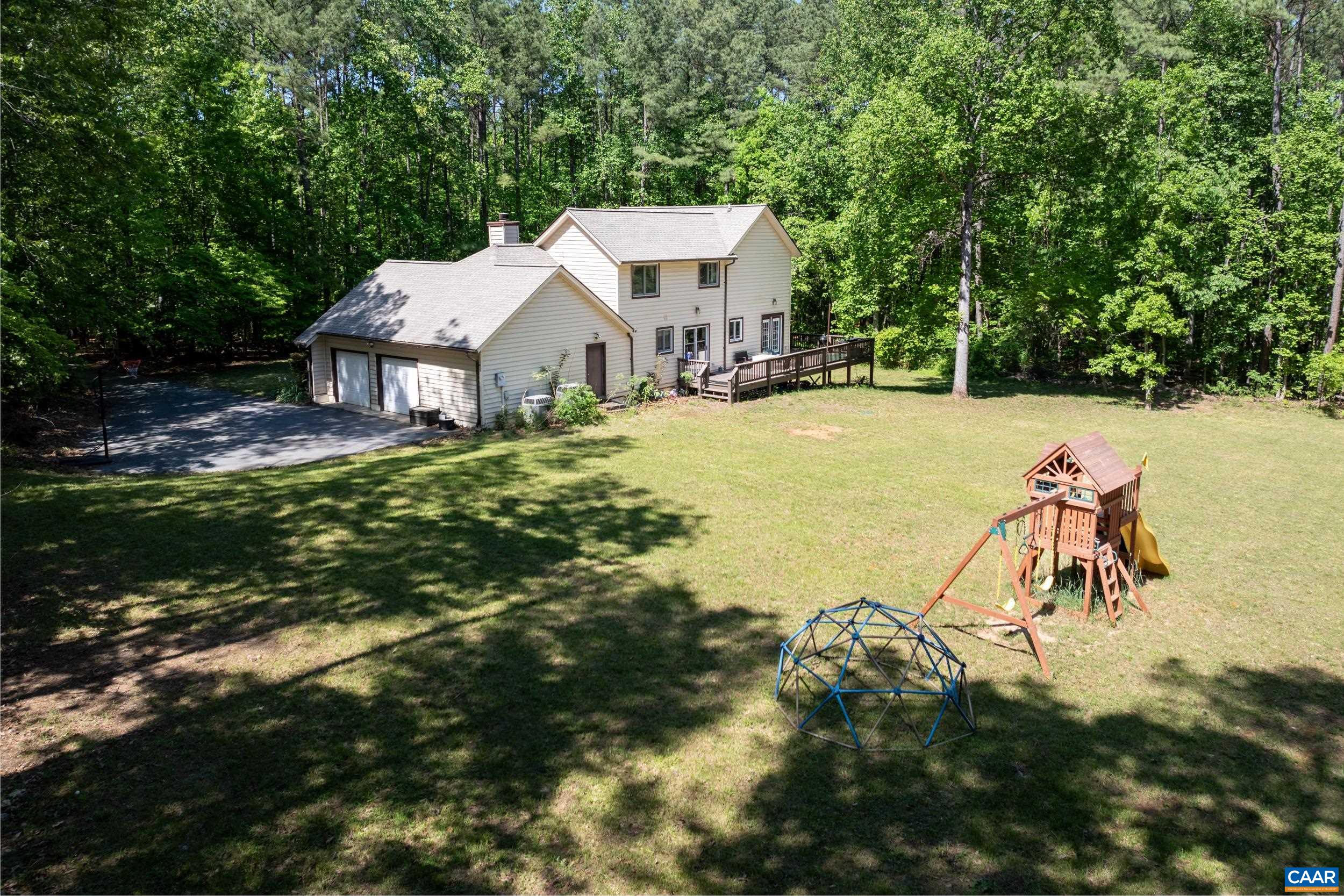 3101 Martin Kings Road Charlottesville, VA 22902 - Photo 8 of 60 an aerial view of a house with swimming pool garden and patio