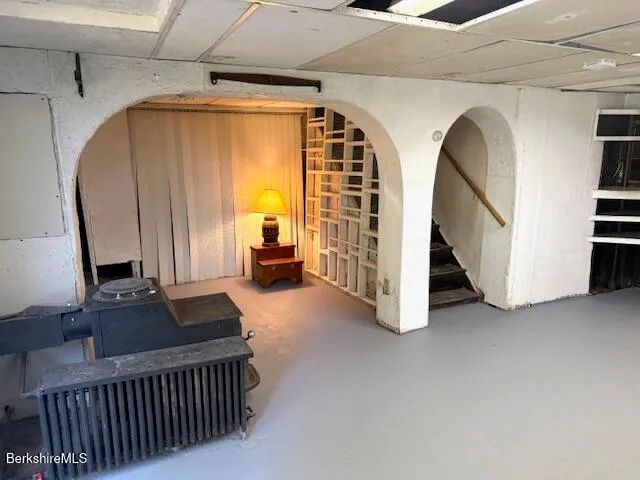 a view of livingroom with furniture and window