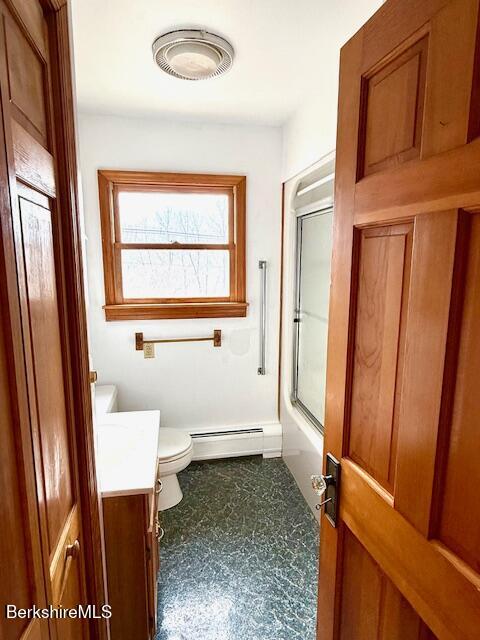 100 North Hoosac Road Williamstown, MA 01267 - Photo 10 of 25 a bathroom with a toilet a sink and a bathtub