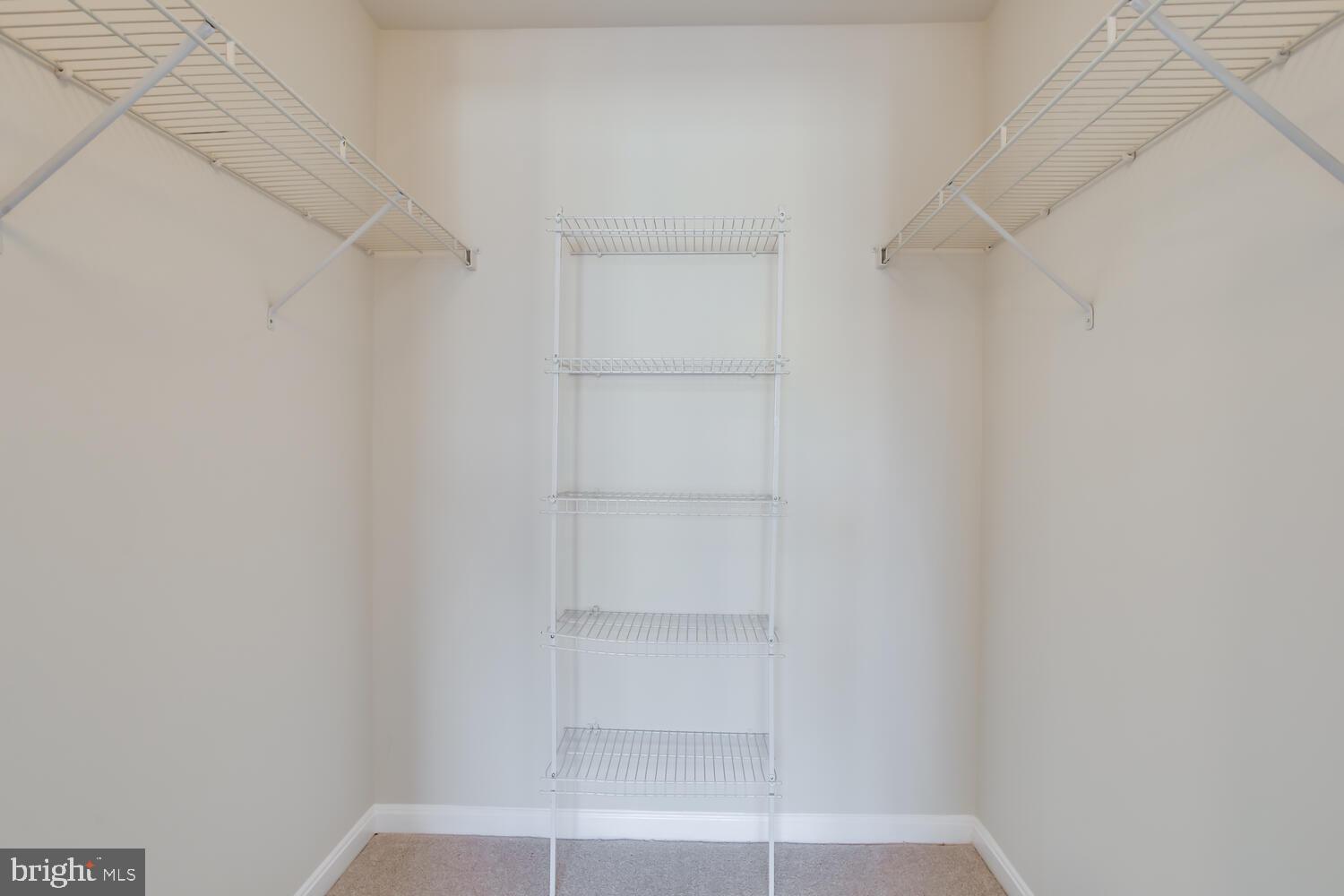 7024 Commander Howe Terrace Brandywine, MD 20613 - Photo 23 of 34 a view of walk in closet with empty racks