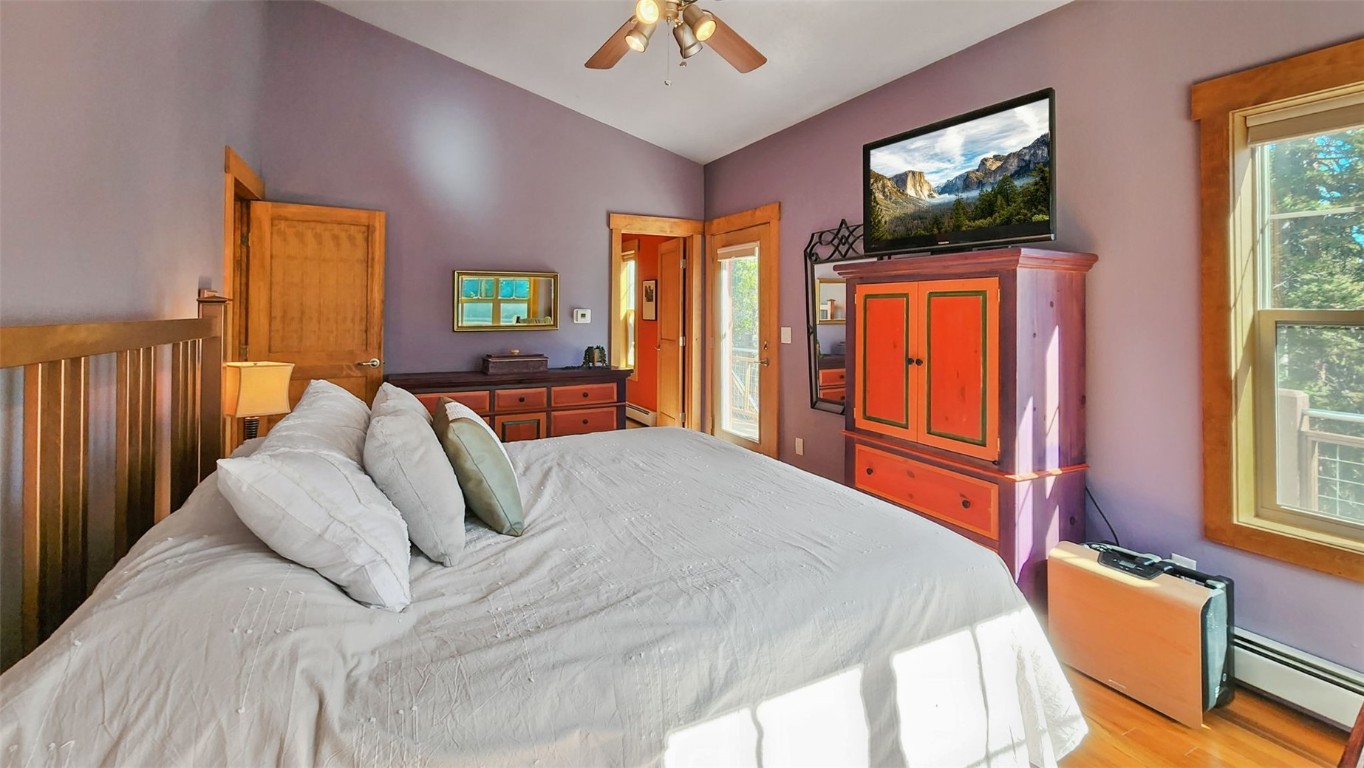 44 Gold Trail Circle Fairplay, CO 80440 - Photo 16 of 40 a bedroom with a bed and a television