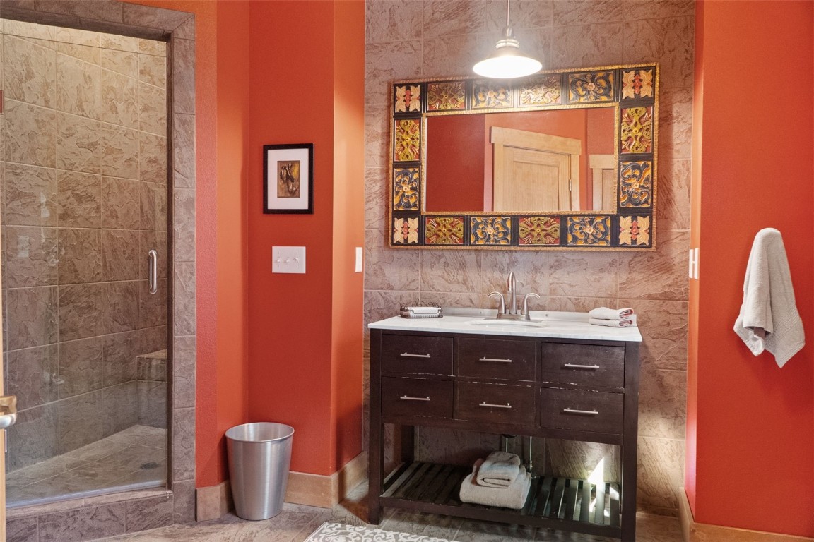 44 Gold Trail Circle Fairplay, CO 80440 - Photo 18 of 40 a bathroom with a sink and a mirror