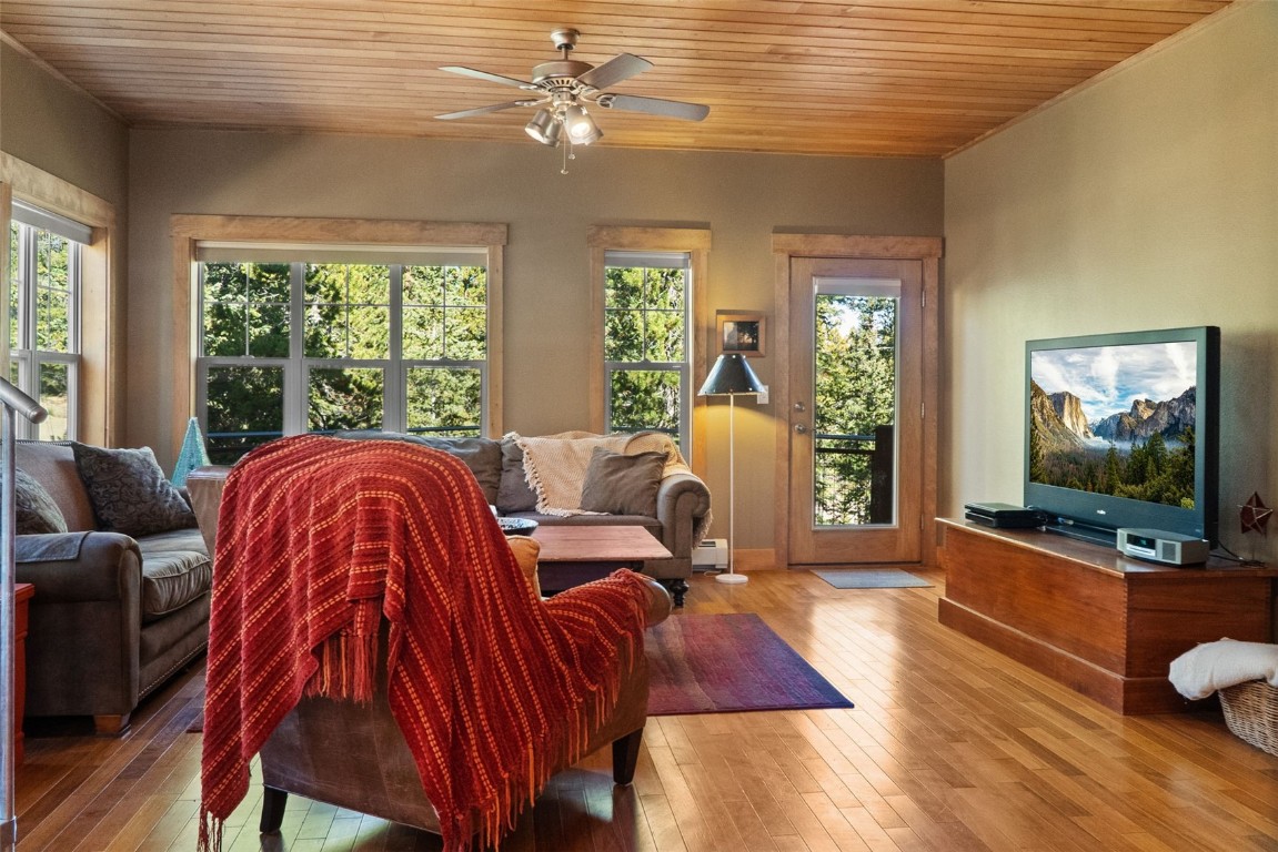 44 Gold Trail Circle Fairplay, CO 80440 - Photo 2 of 40 a living room with furniture and a flat screen tv