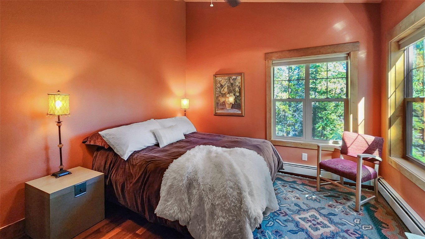 44 Gold Trail Circle Fairplay, CO 80440 - Photo 21 of 40 a bed sitting in a bedroom next to a window