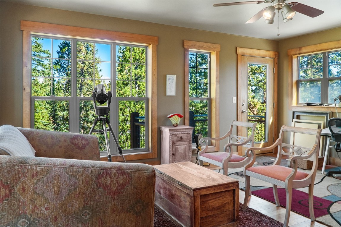 44 Gold Trail Circle Fairplay, CO 80440 - Photo 25 of 40 a living room with furniture and a large window