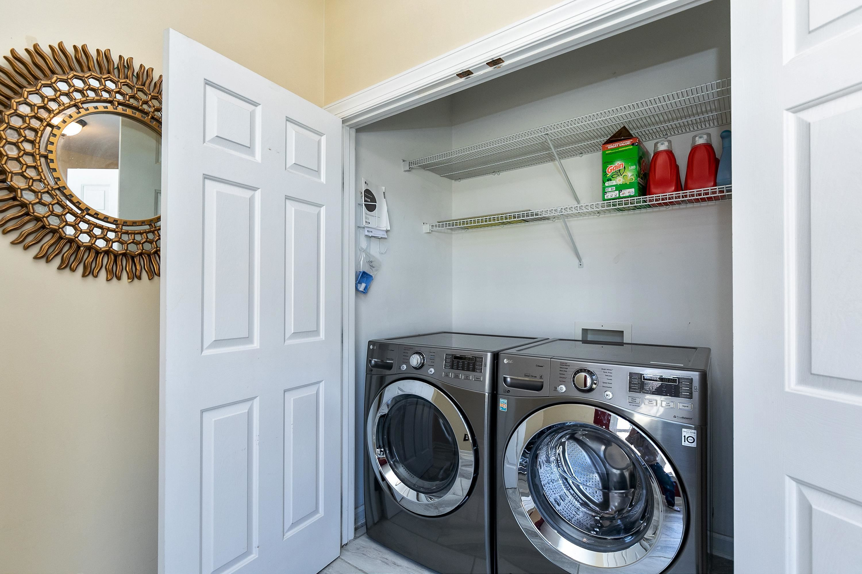 12445 Canolder Street Raleigh, NC 27614 - Photo 39 of 48 Laundry Hidden in the Laundry Room