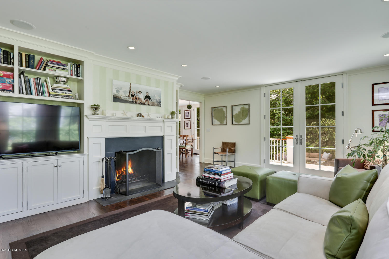 10 Owenoke Way Riverside, CT 06878 - Photo 12 of 35 Family Room with Fireplace