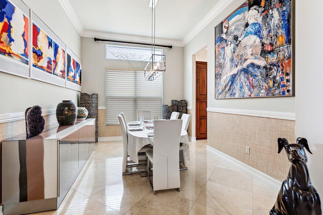 9047 Ribbons Ridge Point Boynton Beach, FL 33473 - Photo 6 of 37 a dining room with furniture and window
