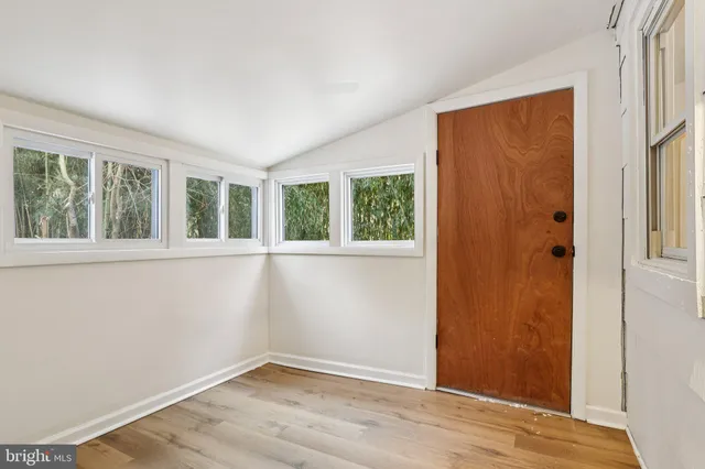 a view of front door