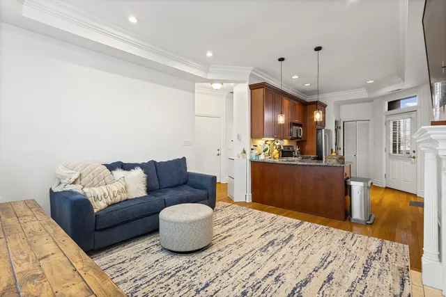 a view interior of a house with wooden floor