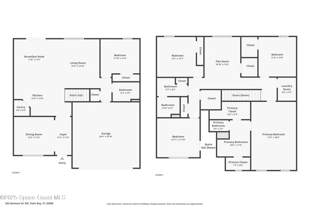 $364,999 | 262 Alamere Drive Southwest, Palm Bay, FL 32908