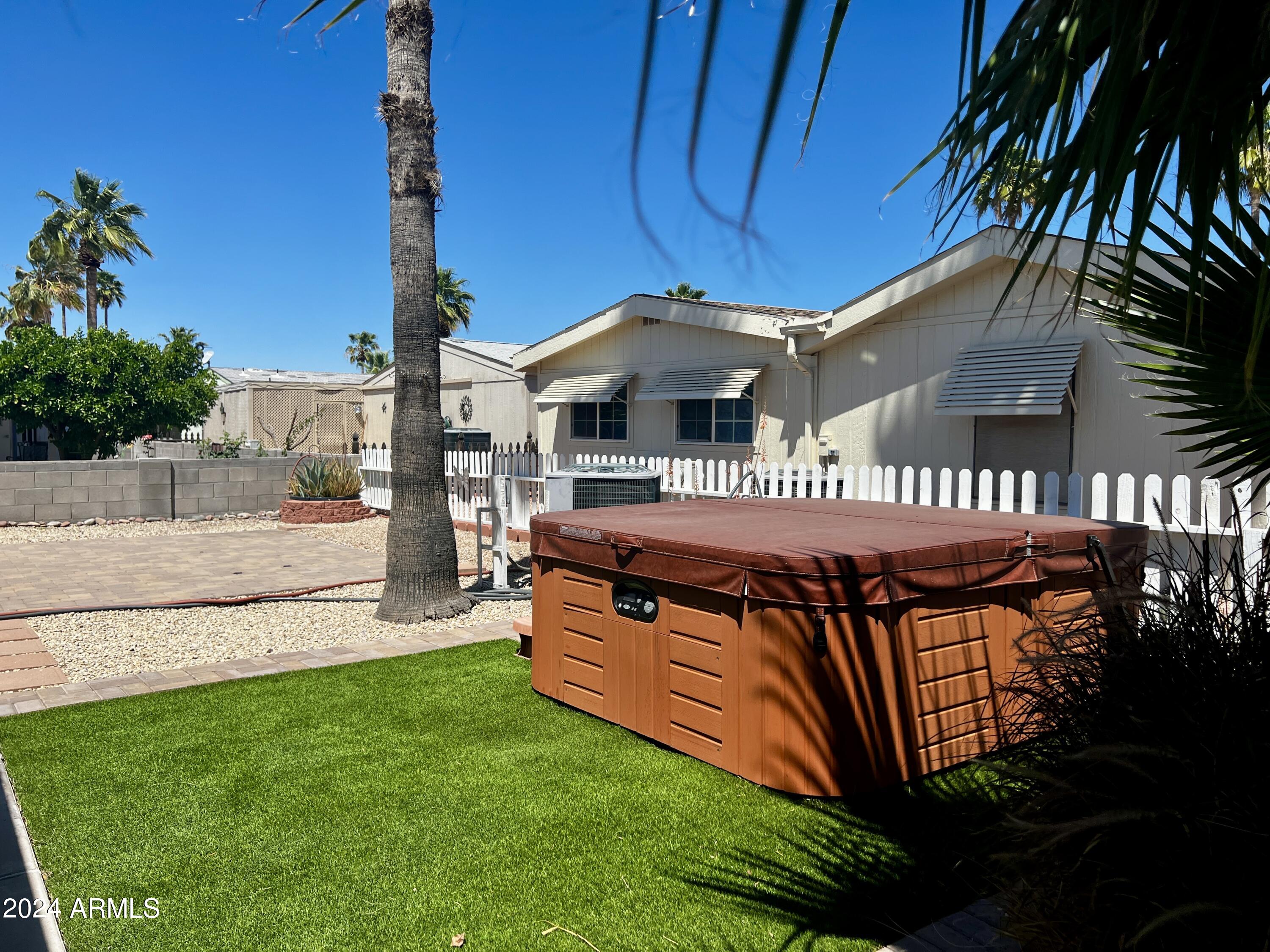 3500 South Tomahawk Road, Unit 204 Apache Junction, AZ 85119 - Photo 4 of 46 Fenced backyard