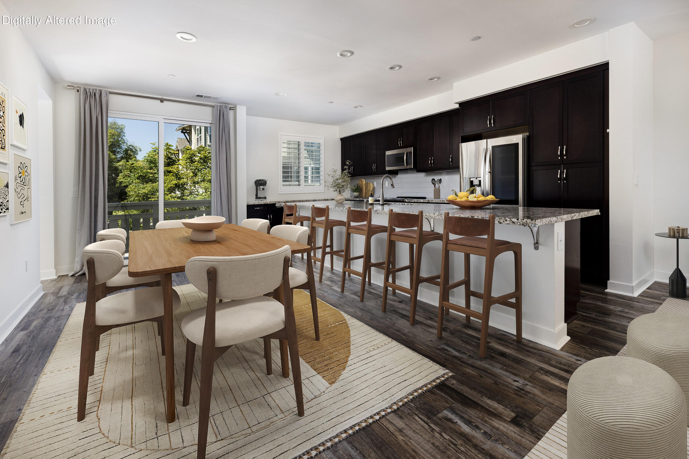 5685 Surfrider Way, Unit 105 Goleta, CA 93117 - Photo 10 of 29 Dining/Island - Vitually Staged