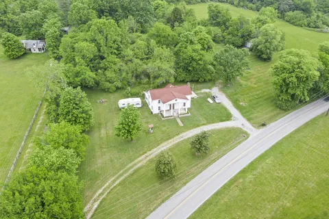 a view of a lake from a balcony