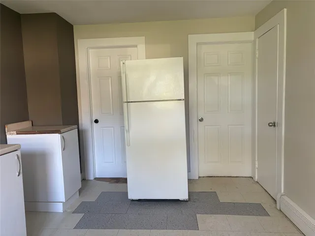 a view of cabinets with window