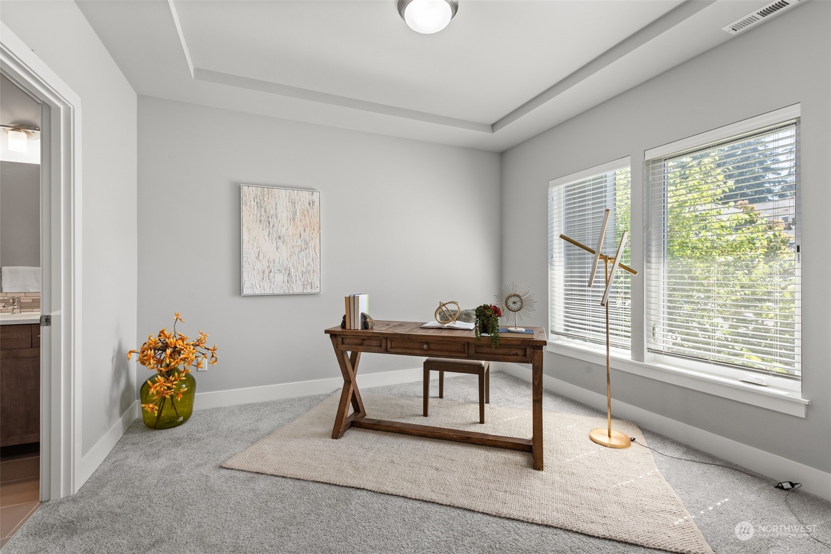 21314 43rd Drive Southeast Bothell, WA 98021 - Photo 14 of 38 a view of a workspace with furniture and a window