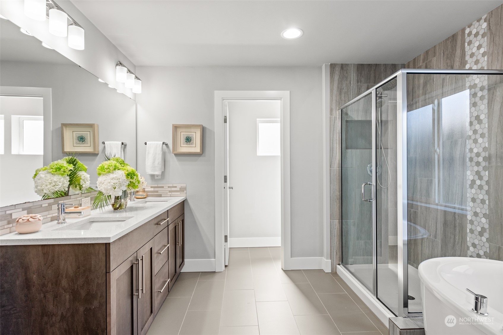21314 43rd Drive Southeast Bothell, WA 98021 - Photo 22 of 38 a bathroom with a sink toilet and shower