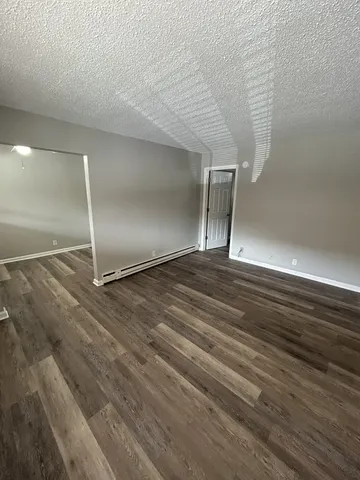 a view of a livingroom with an empty space