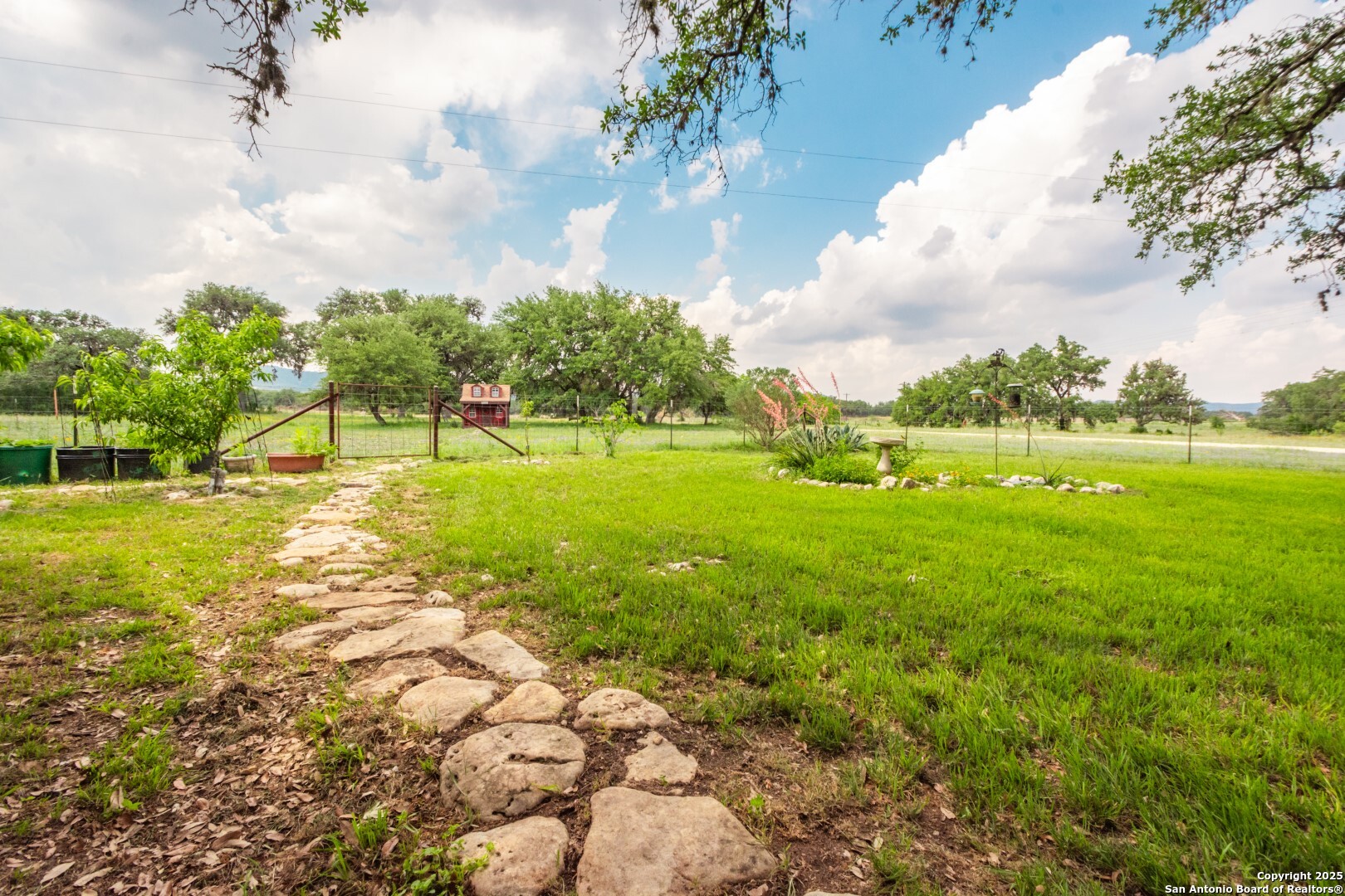 26701 Fm 470 Utopia, TX 78884 - Photo 8 of 36 a backyard of a house with lots of green space