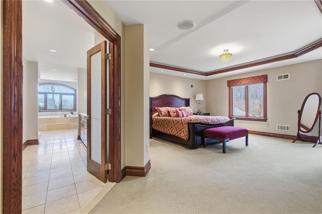 1653 Chapel Ridge Mars, PA 16046 - Photo 35 of 50 a bedroom with furniture and a large window