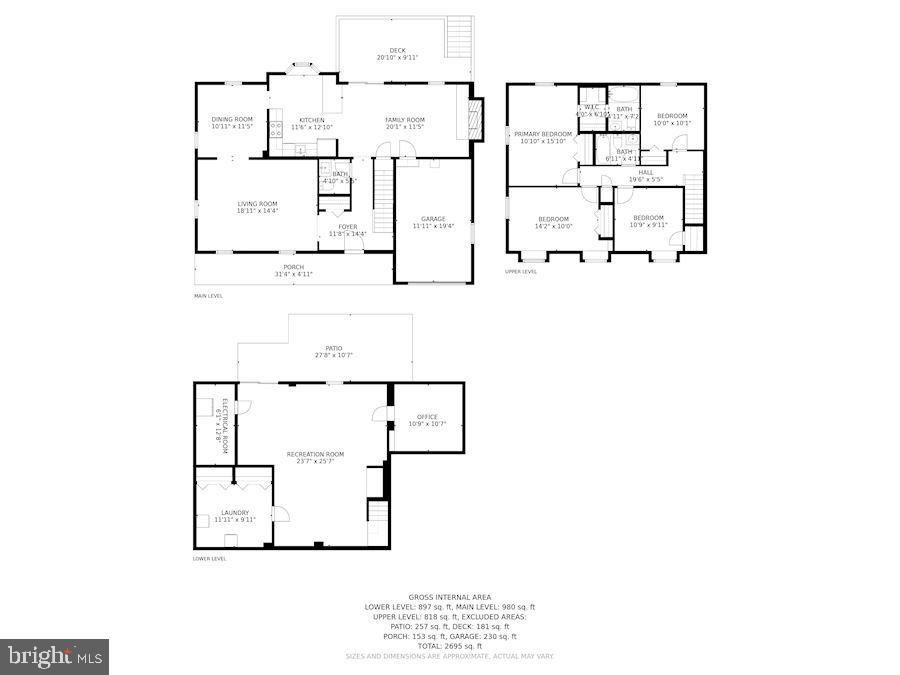 9749 Hillsmere Road Ellicott City, MD 21042 - Photo 39 of 39 Floor Plan
