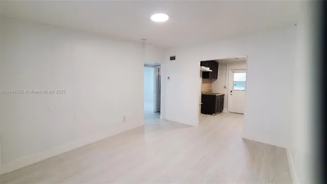 a view of an empty room