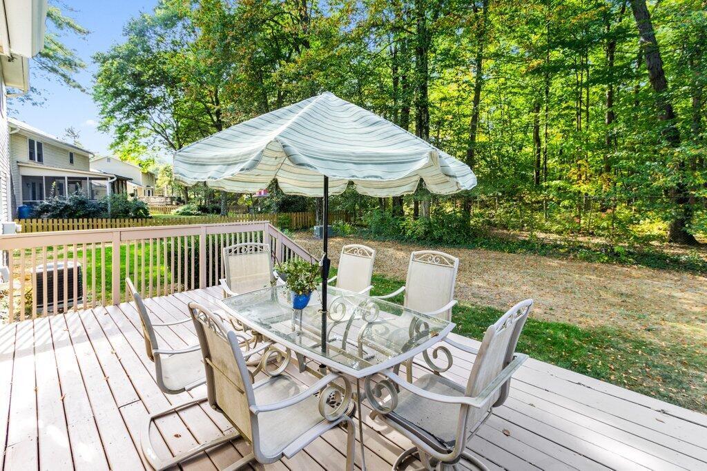 737 Autumn Branch Road Westerville, OH 43081 - Photo 30 of 43 Rear Patio Overlooking Inniswoods