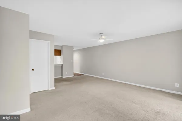 a view of an empty room