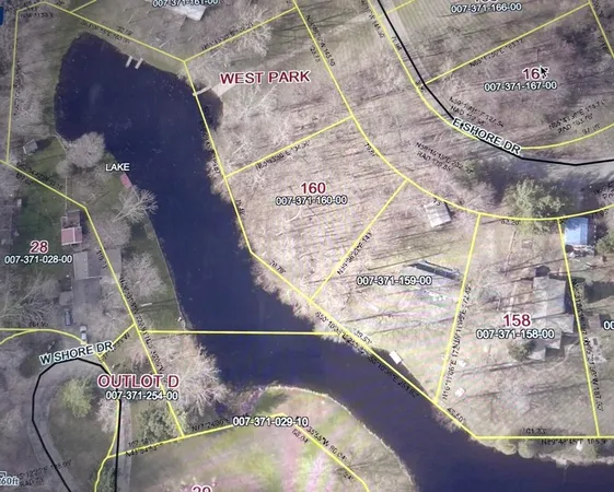 $44,900 | Lot 160 East Shore Drive, Stanton, MI 48888