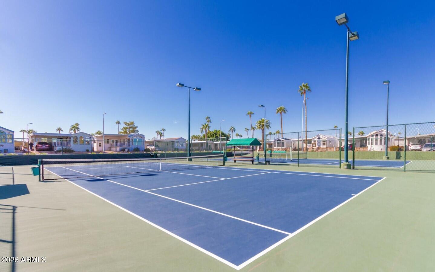 111 South Greenfield Road, Unit 90 Mesa, AZ 85206 - Photo 24 of 26 a view of a tennis court