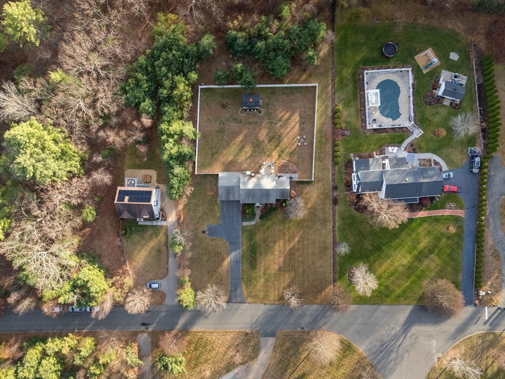 5 Cherry Brook Circle Sturbridge, MA 01566 - Photo 30 of 31 an aerial view of a house with a yard basket ball court and outdoor seating