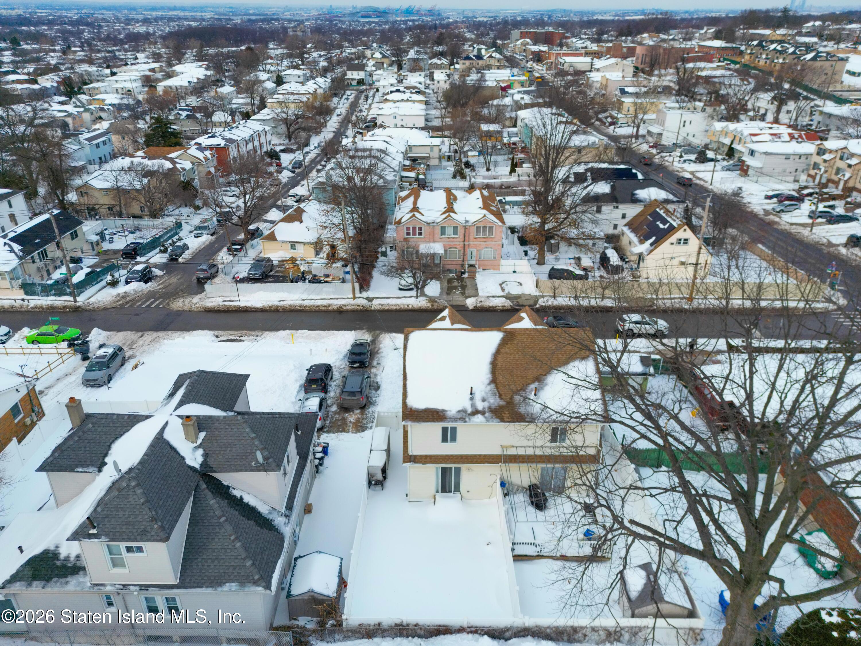 314 Harold Street Staten Island, NY 10314 - Photo 6 of 24 an aerial view of residential houses with outdoor space and seating
