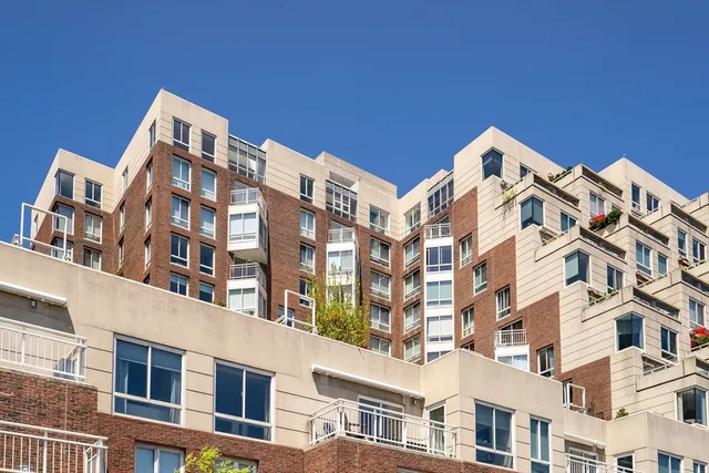 a front view of a building