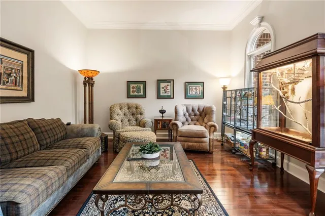 a very nice looking room with a flat screen tv