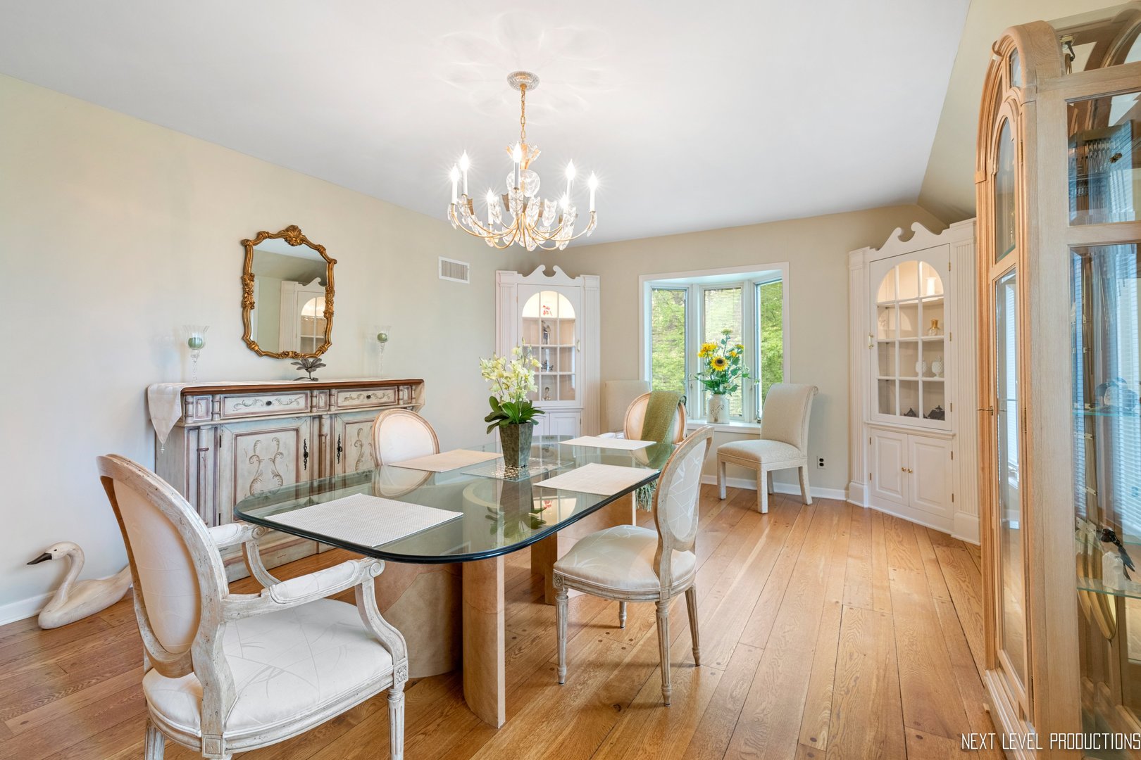41W898 Beith Road Elburn, IL 60119 - Photo 38 of 82 a view of a dining room with furniture wooden floor and chandelier