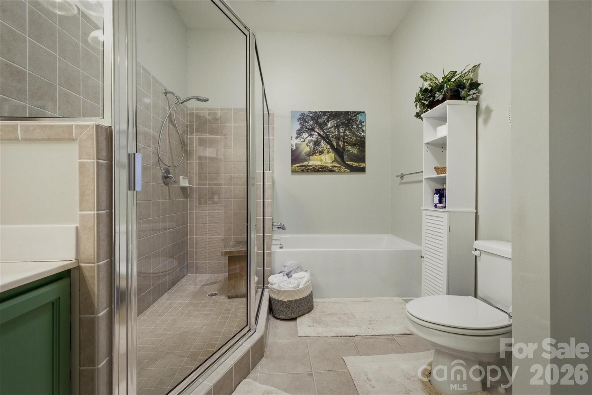 406 East Union Street Morganton, NC 28655 - Photo 13 of 23 a bathroom with a toilet and a shower