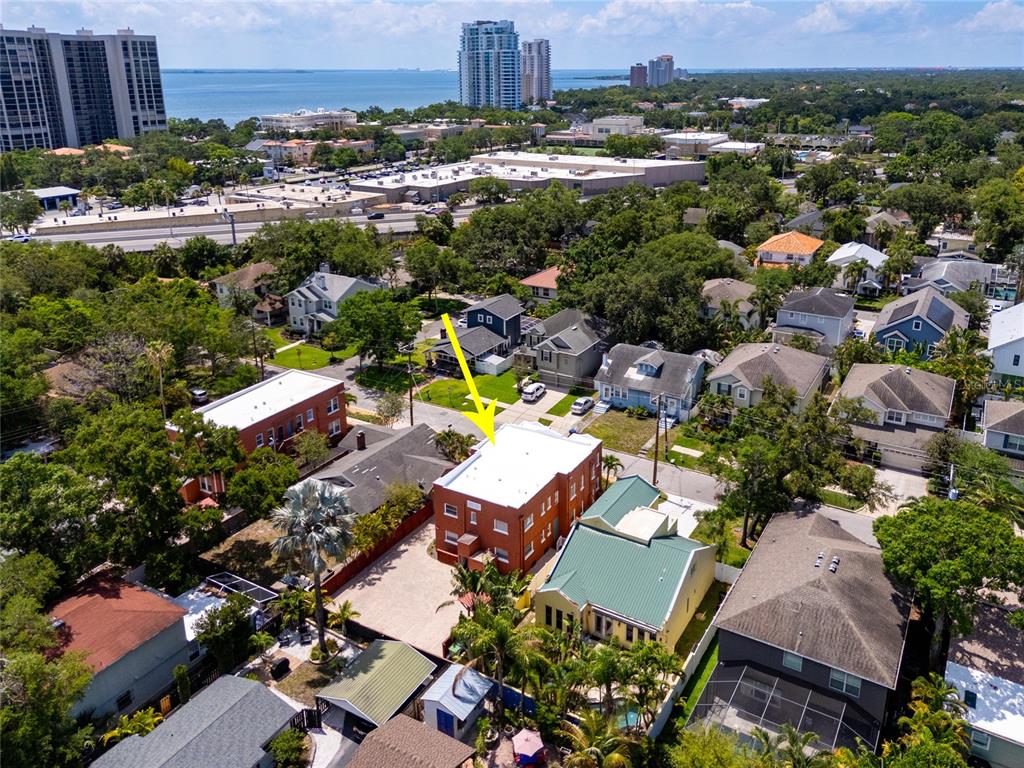 3205 West San Pedro Street, Unit 1 Tampa, FL 33629 - Photo 35 of 35 an aerial view of residential houses with outdoor space and parking