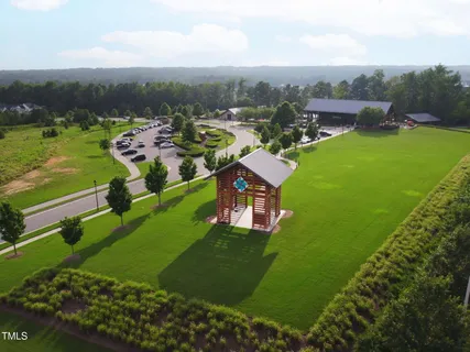 a view of a swimming pool with an outdoor space