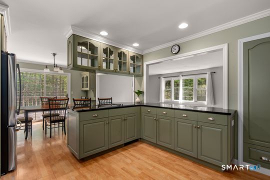 26 Old Coach Road Barkhamsted, CT 06063 - Photo 9 of 35 a kitchen with lots of counter space and a sink