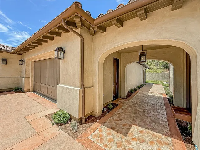 a view of front door