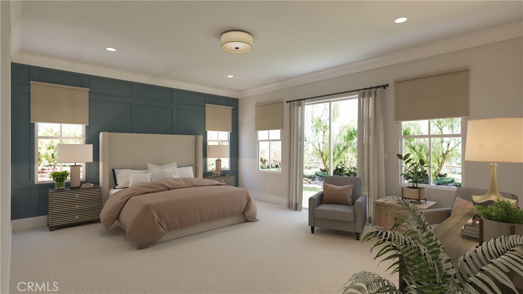 6525 Etiwanda Avenue Rancho Cucamonga, CA 91739 - Photo 3 of 9 a bedroom with furniture and a large window