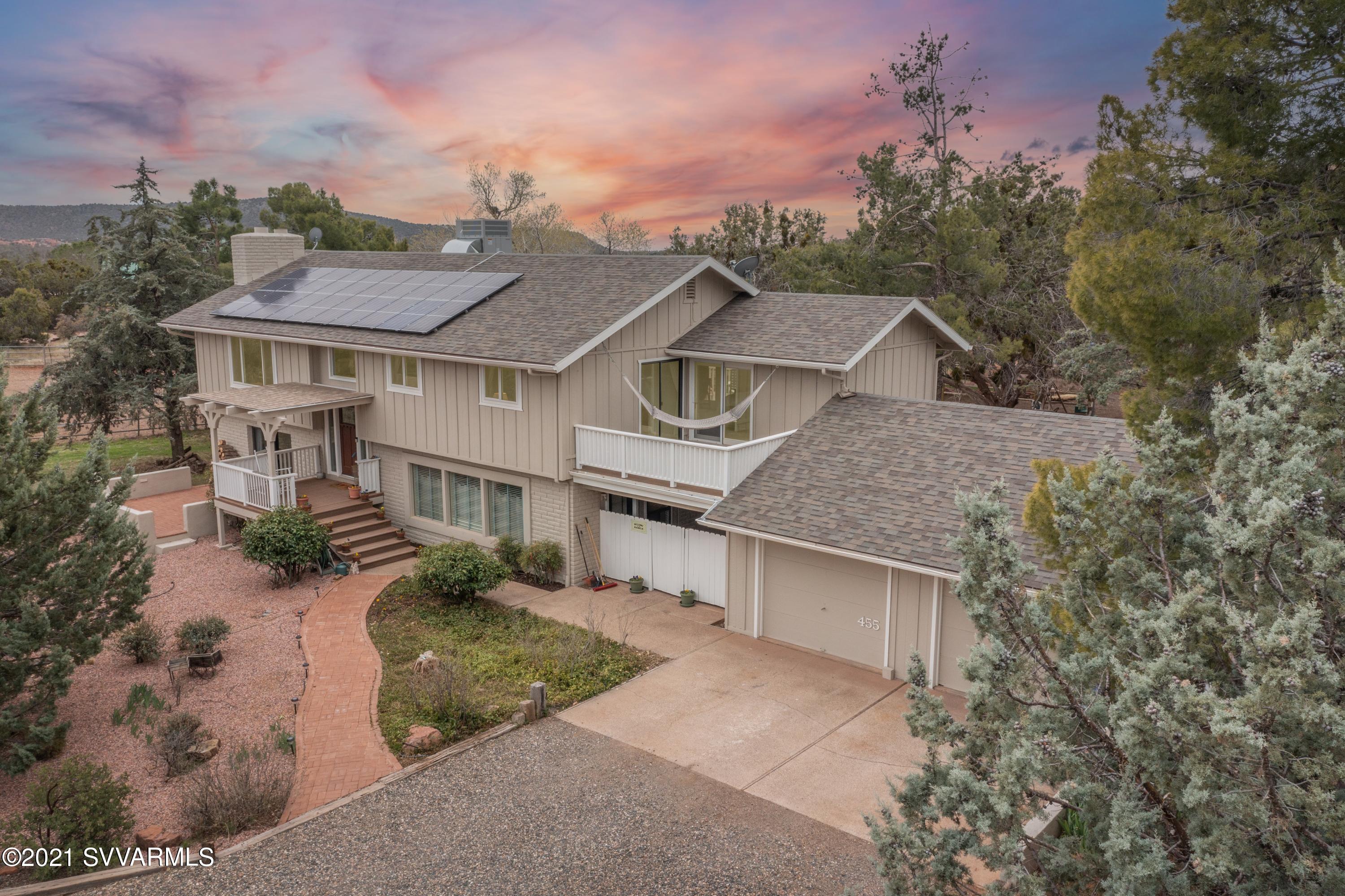 455 Color Cove Road Sedona, AZ 86336 - Photo 1 of 48 003_Aerial 3