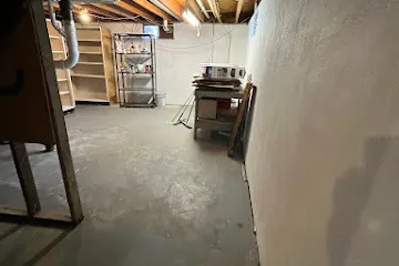 a view of a storage & utility room