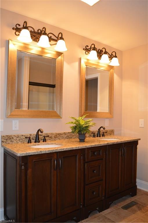3389 Nottingham Road Winston-Salem, NC 27104 - Photo 17 of 24 Dual vanity w/ granite counters