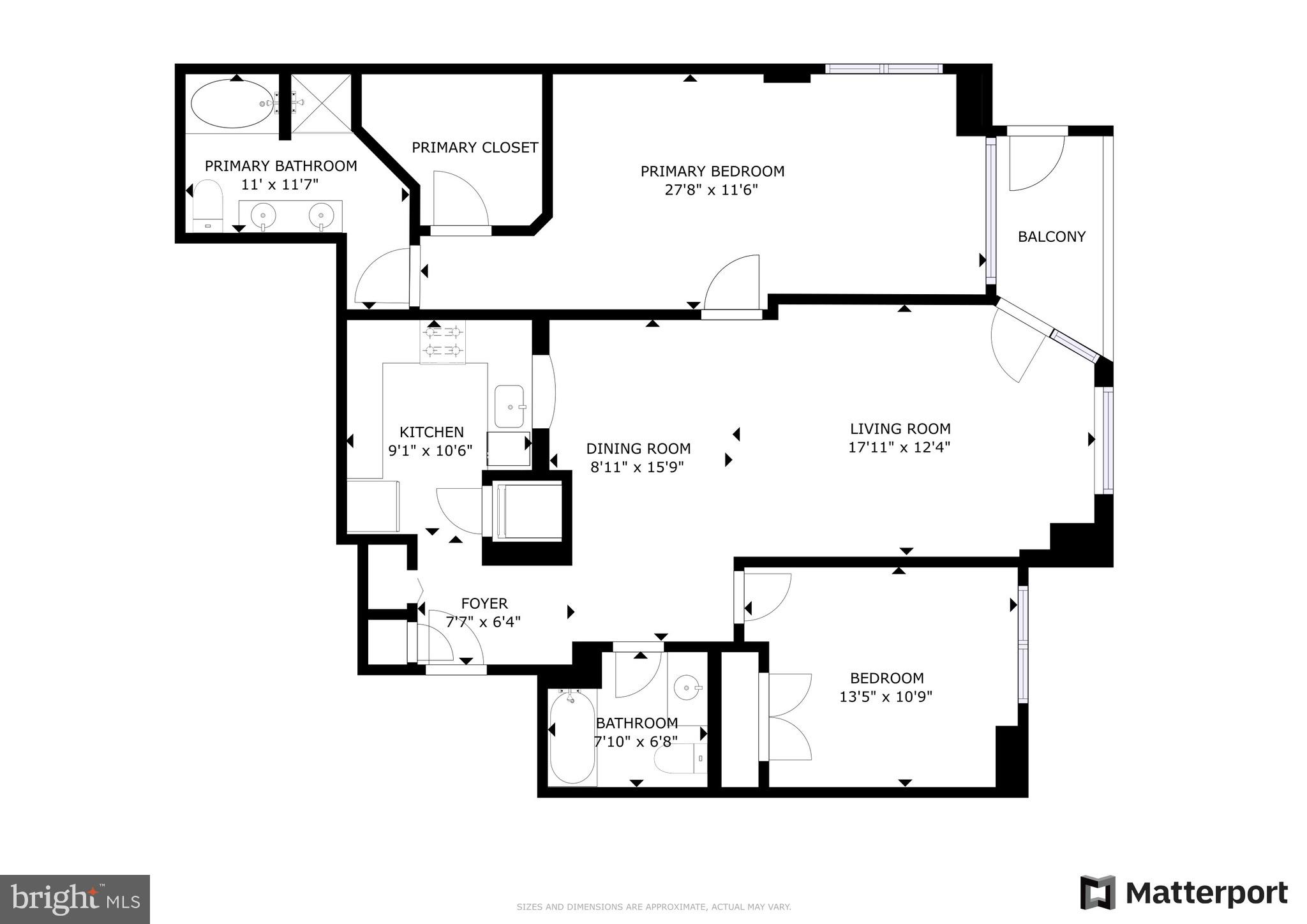 3650 South Glebe Road, Unit 542 Arlington, VA 22202 - Photo 36 of 36 Floor Plan