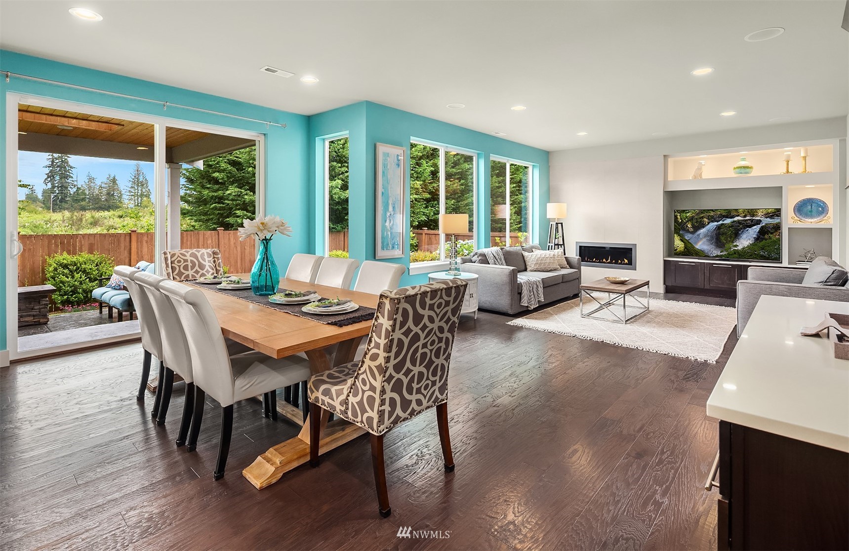 20611 37th Avenue Southeast Bothell, WA 98021 - Photo 15 of 40 a view of a dining room with furniture window and outside view