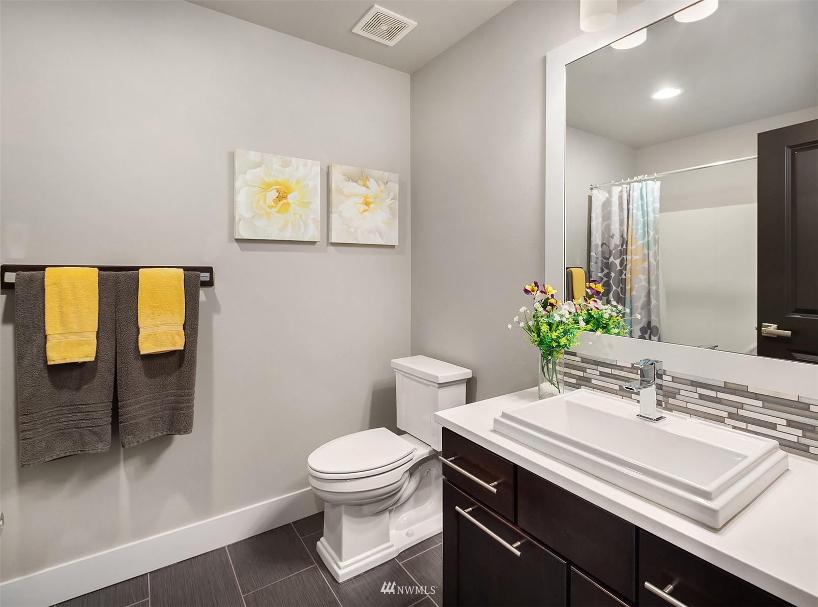20611 37th Avenue Southeast Bothell, WA 98021 - Photo 21 of 40 a bathroom with a sink and a mirror
