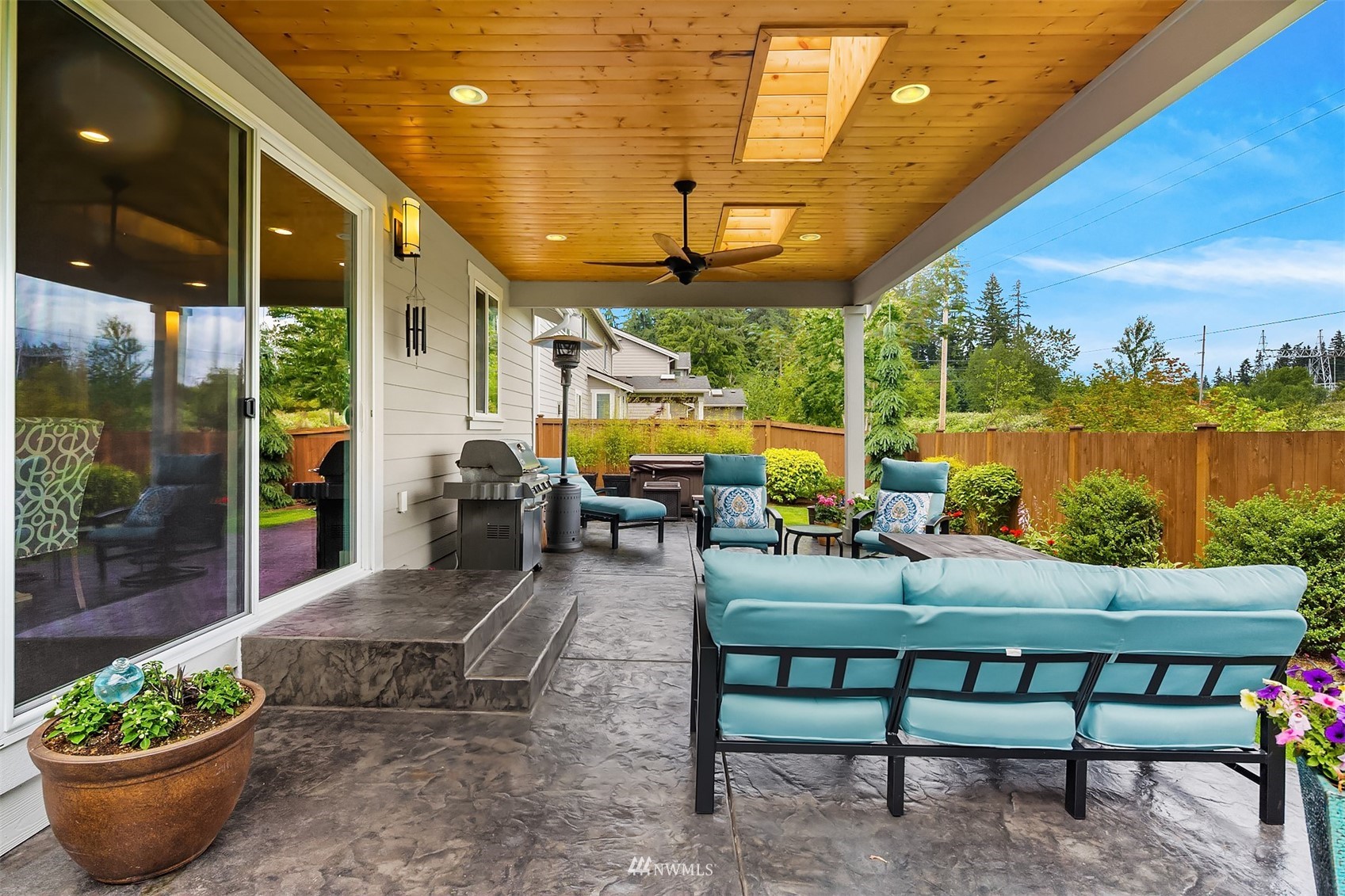 20611 37th Avenue Southeast Bothell, WA 98021 - Photo 38 of 40 a outdoor space with chairs and a potted plant