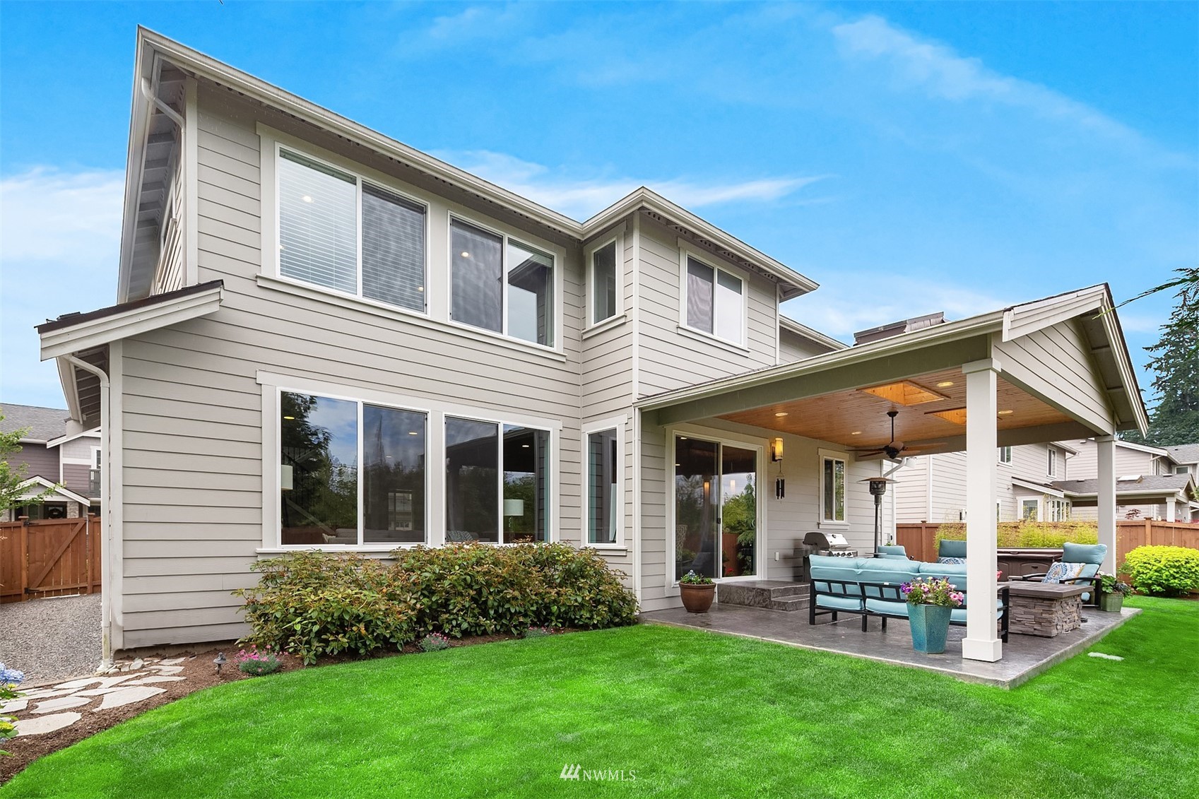 20611 37th Avenue Southeast Bothell, WA 98021 - Photo 39 of 40 a view of a house with a yard and sitting area