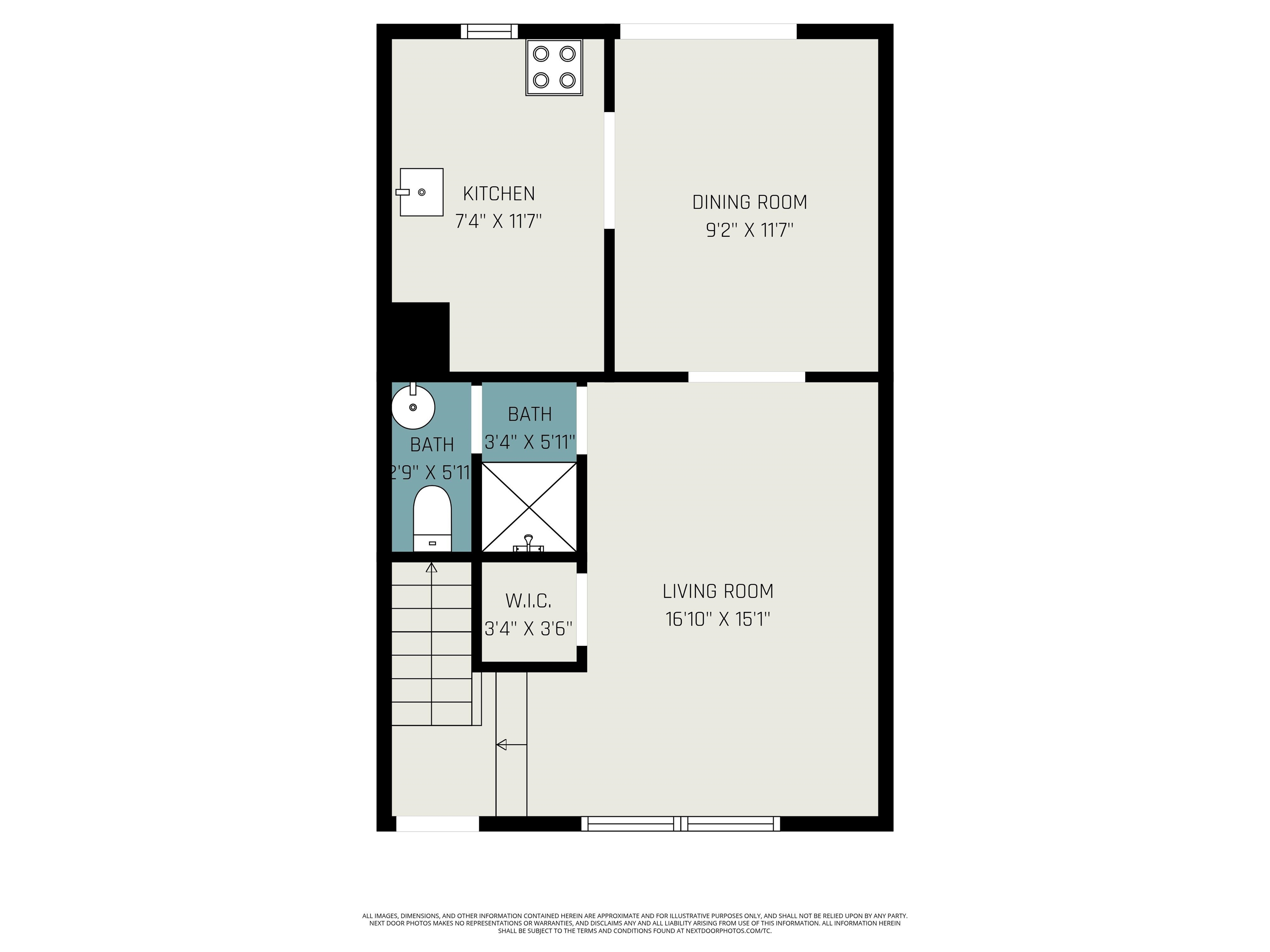 513 65th Avenue North, Unit I Myrtle Beach, SC 29572 - Photo 20 of 21 View of floor plan / room layout